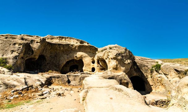 Uplistsikhe, an ancient rock-hewn town in Georgia - Photo, Image