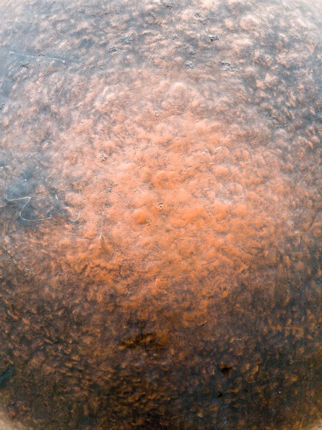 Maro textura starého rezavého a poškrábaného mosazného nebo bronzového plechu - Fotografie, Obrázek