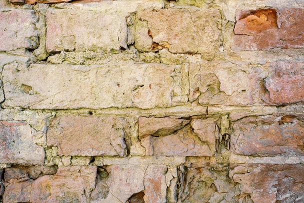 Alte Ziegelmauer - Foto, Bild
