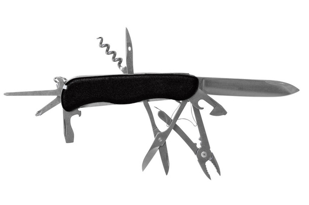 Víceúčelový nůž izolovaných na bílém - Fotografie, Obrázek