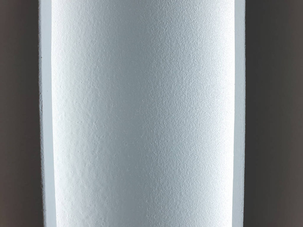 Macro image of white illuminated wall with LED lights - Photo, Image