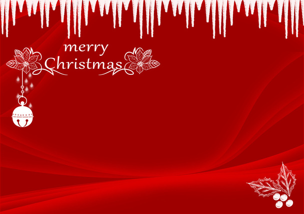 Merry Christmas background card design - Photo, Image