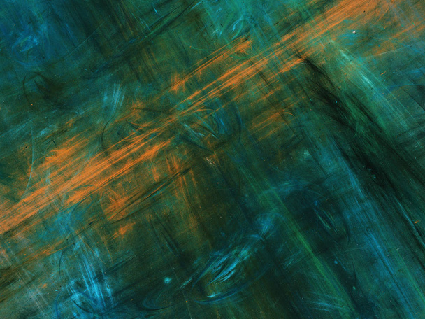 green abstract fractal background 3d rendering illustration - Fotografie, Obrázek