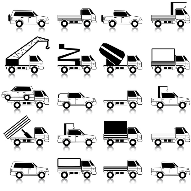 Cars, vehicles. Car body. - Vector, Image