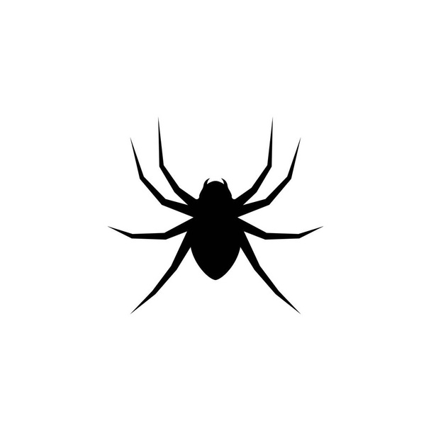 Modèle de logo Spider noir illustration d'icône vectorielle
  - Vecteur, image