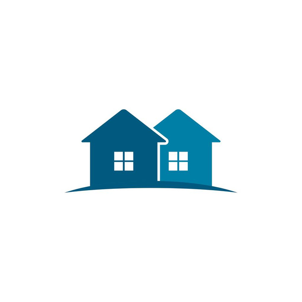 Nemovitostí, majetku a výstavby Logo design pro podnikání - Vektor, obrázek