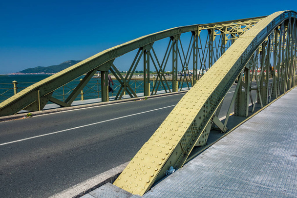 Treto iron bridge over the Limpias river - Photo, Image