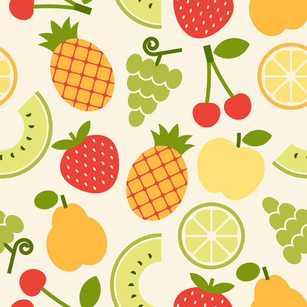 Fruits pattern - Διάνυσμα, εικόνα