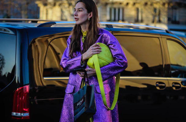 Street Style, Herbst Winter 2019, Paris Fashion Week, Frankreich - 27  - Foto, Bild