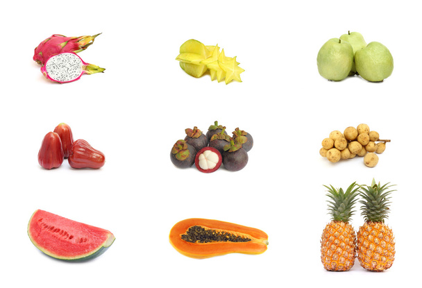 Mezcla de frutas tropicales
 - Foto, imagen