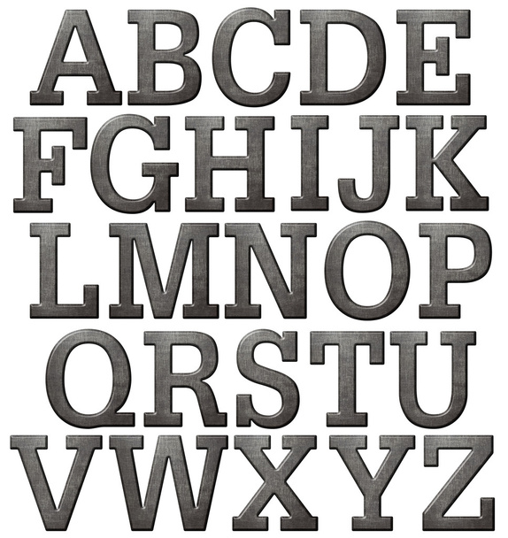 Metal alphabet - Photo, Image