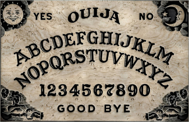 Klasik bir Ouija tablosunun 3D çizimi  - Fotoğraf, Görsel