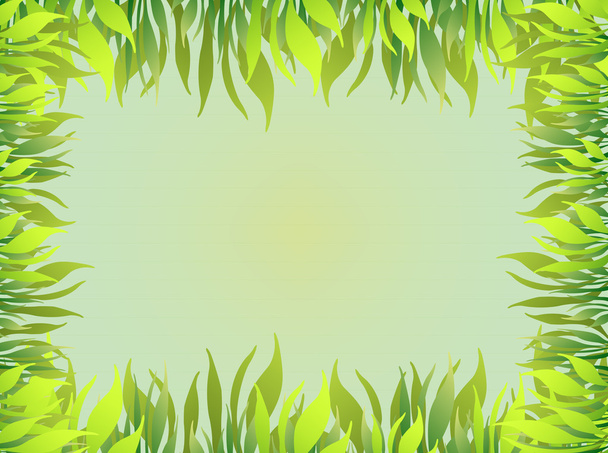 Vihreä ruoho valokuvakehys
 - Vektori, kuva