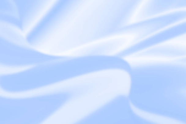 шелк или атласная абстрактная текстура крупным планом. Иллюстрация. Бело-голубой розовый тканевый фон с мягкими волнами
. - Фото, изображение