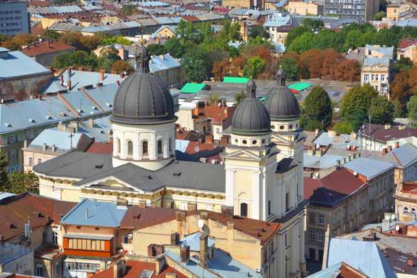 aerial view of Lviv, Ukraine - Foto, imagen