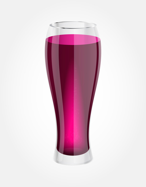 Vector glass with soda water - Vektor, obrázek