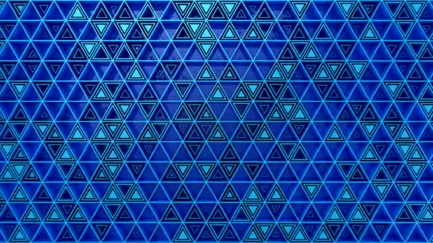 Hintergrund von Dreiecken. abstrakter Hintergrund, Loop, 3d-Rendering, 4k-Auflösung - Filmmaterial, Video