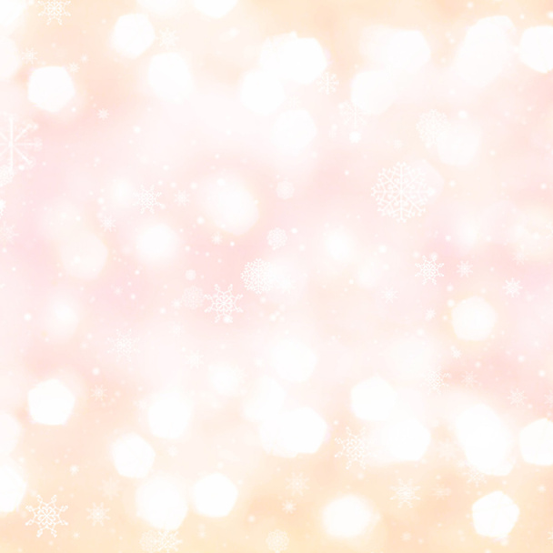 Golden Abstract Christmas background - Photo, Image