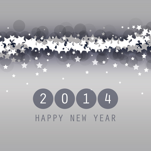 New Year Card, Cover or Background Template - 2014 - Vektor, Bild
