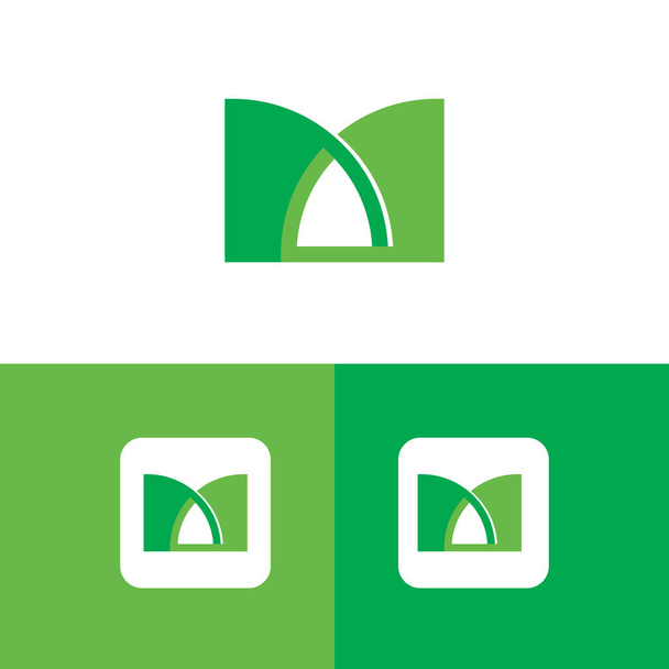 Buchstabe M Logo-Symbol-Design-Vorlage. Abstrakte Symbole Buchstabe M - Vektor, Bild