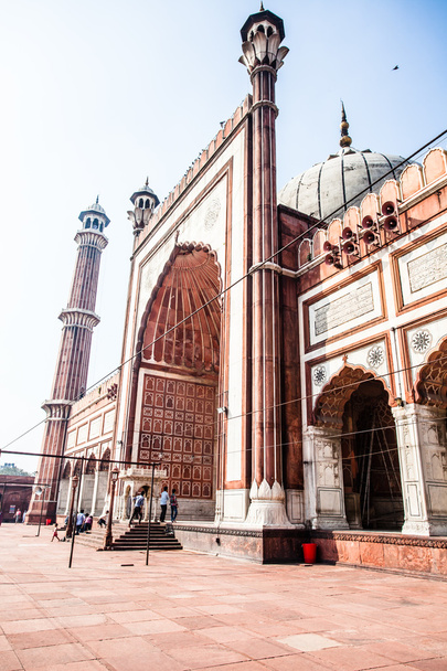 Jama Masjid Mosque, Old Delhi, India. - 写真・画像