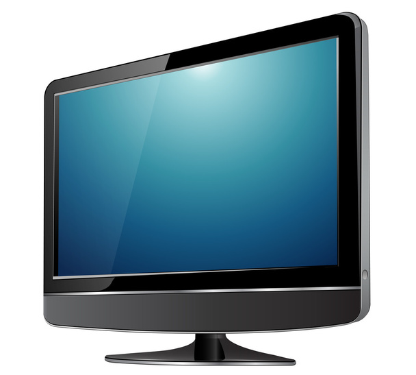 Lcd tv monitor - Vecteur, image