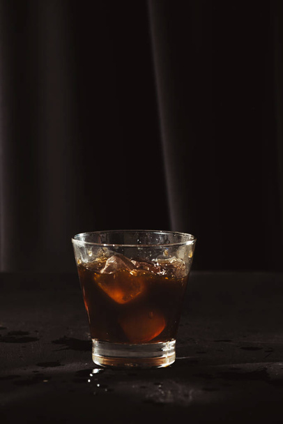 Iced coffee or cold brew coffee in a glass - Photo, Image