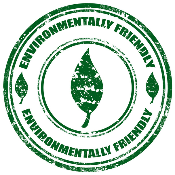 Environmentally Friendly-stamp - Vector, Image