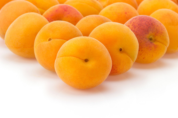apricot on white background - Zdjęcie, obraz