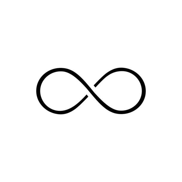 Icono de Infinity Line. Ilustración vectorial en plano
 - Vector, imagen