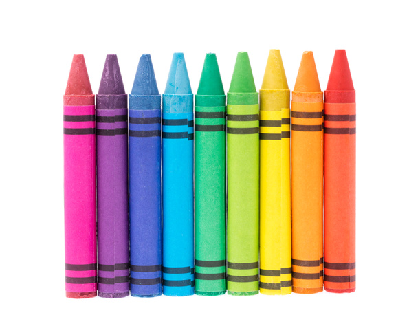 lápis de cor isolado no fundo branco
 - Foto, Imagem