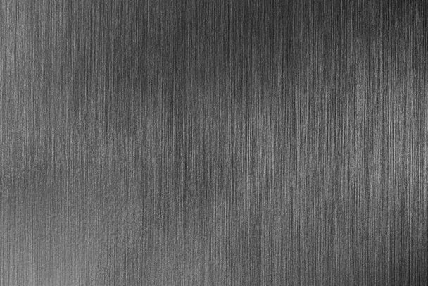 Dark gray metal texture with white scratches. Abstract noise black background overlay for design. Art stylized baner. - Photo, Image