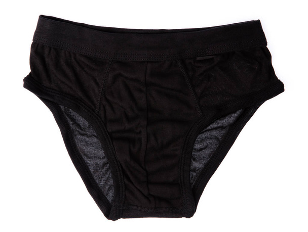 Black Male underpants isolated on white background. - Photo, Image