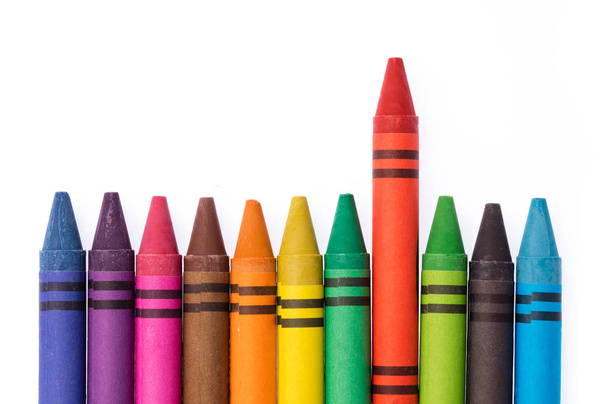 lápis de cor isolado no fundo branco
 - Foto, Imagem