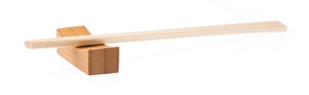 Palillos de madera aislados sobre fondo blanco - Foto, imagen