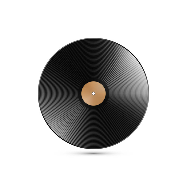 vector illustration of vinyl record - Vector, imagen