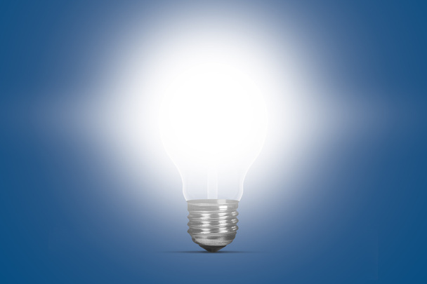 Glowing Light Bulb - Valokuva, kuva