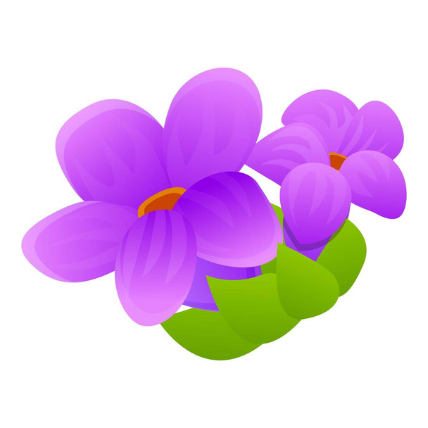 Lavender flower icon, cartoon style - Vektori, kuva