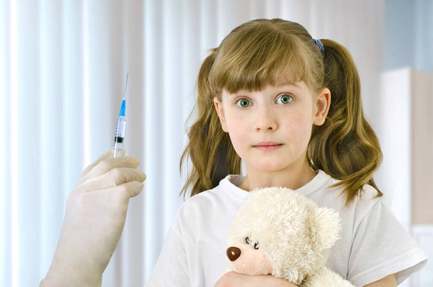 vaccination immunization kid child - Фото, изображение