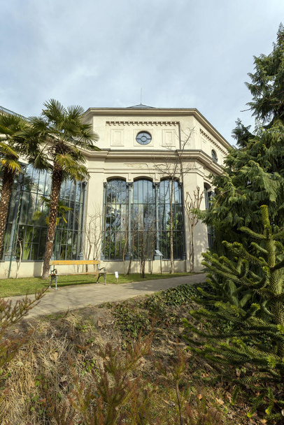 Broeikas van de Botanische Tuin (Fuveszkert) in Boedapest, Hongarije. - Foto, afbeelding
