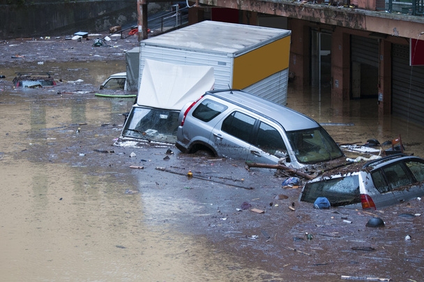 Inondation à Gênes
. - Photo, image