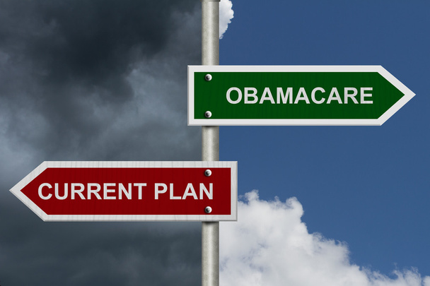 huidige plan versus obamacare - Foto, afbeelding