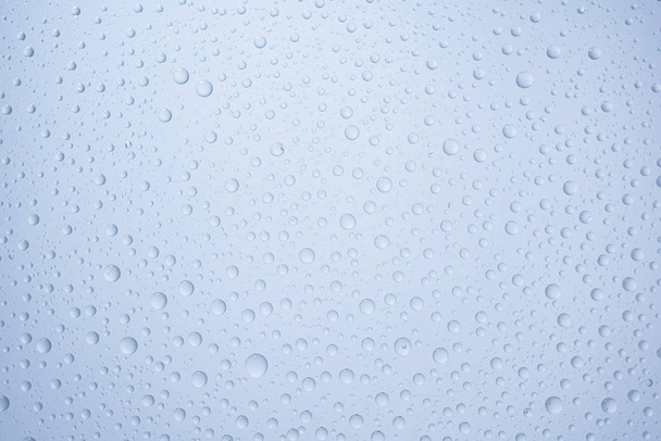 Water drops background. Water drops on glass background - Photo, Image