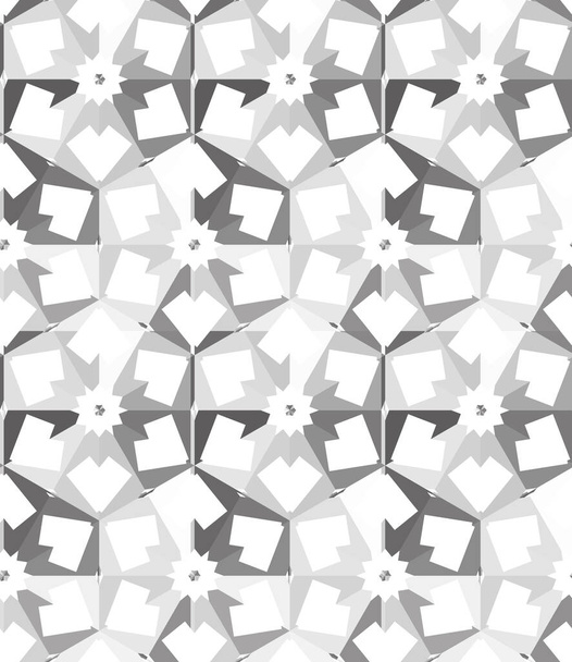 Abstract background texture in geometric ornamental style, seamless design - Vector, imagen