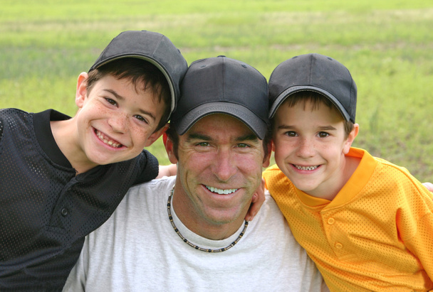 Папа и мальчики
 - Фото, изображение