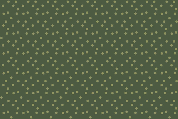 Khaki zelená náhodné tečky pozadí bezešvé vzor vektor - Vektor, obrázek