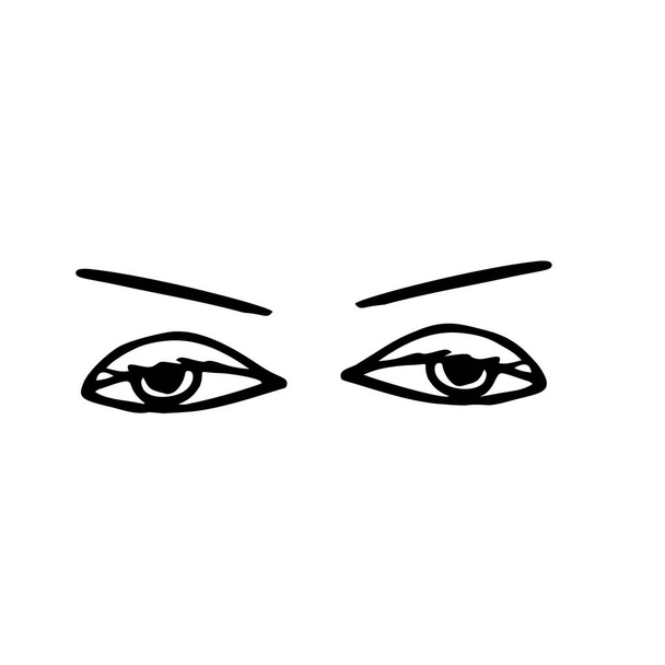  Close-up de abstratos olhos engraçados dos desenhos animados. Design de capa, impressão de roupas
. - Foto, Imagem
