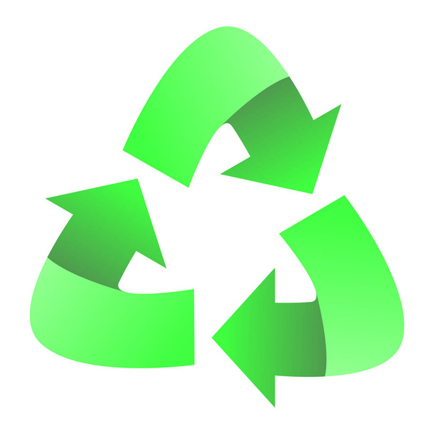 Pfeil-Symbol recyceln  - Vektor, Bild