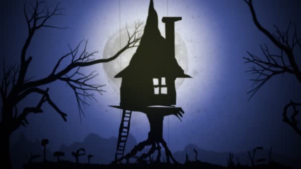 Witch's night flight - árnyék Színház - Felvétel, videó