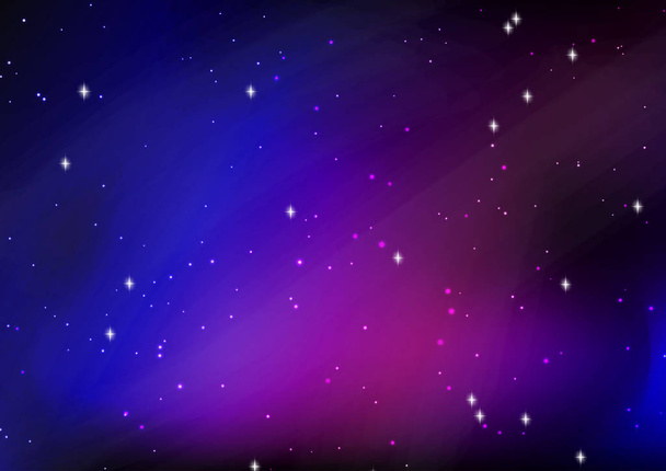 Абстрактний фон з дизайном зоряного нічного неба
 - Вектор, зображення